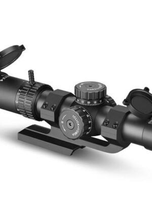 20% off EZshoot 1-4x24 LPVO Rifle Scope - Second Focal Plane with Dual Illuminated BDC Reticle, Zero Reset and Locking Turrets - 30mm Scope Mount...