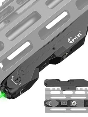40% off CVLIFE Green/Red Laser Sight Compatible with M-Lok and Picatinny Rail, Laser Sight with Magnetic Rechargeable w/code 2IW9KNQN + FREE Shipping