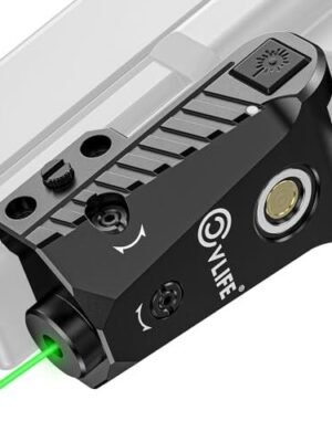 45% off CVLIFE Picatinny Laser Sight Rechargeable Red Green Laser for Pistol w/code 9CXY6NKY + FREE Shipping
