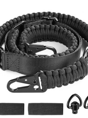 50% off EZshoot Two Point Sling 550 Paracord Sling with Hooks and Swivels,Two Point Sling Made of 6 Strand 550 Paracord Sling, Strong Gun Sling...
