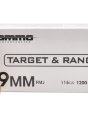 Ammo Inc. 9mm Ammo 115gr FMJ 50 Rounds - $11.49