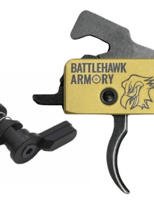 Atrius Forced Reset Selector, Super Safety w/ BHA Golden Hawk Curved Trigger Bundle - $199.99