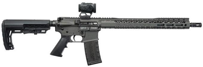Black Rain Ordnance BRO Spec 15 w/Zerotech Trace Red Dot Rifle 5.56mm 30rd Magazine(1) 16″ Barrel Cobalt Finish - $999
