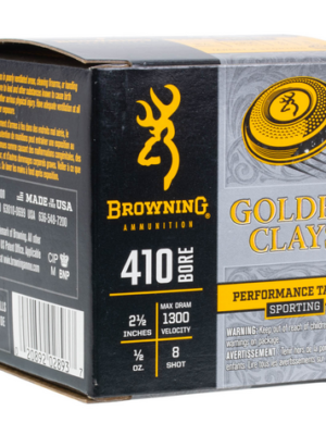 Browning BGC 410 Gauge 2.5" 1/2oz #8 1300FPS 250 Cartridge Case - $109.99