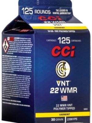 CCI VNT .22 WMR Ammo 30gr VNT 125 Rounds - $33.99