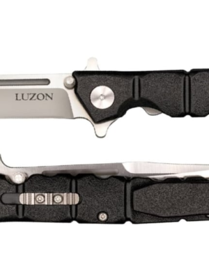 Cold Steel Luzon Series Folding Knife with Pocket Clip, Medium,Black/Silver - $25.49 + FREE Shipping