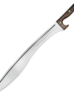 Condor Knives Falcata Sword 19.88" 1075HC Steel Blade Walnut Handle - $174.05 (Free Shipping on $100+ Orders)