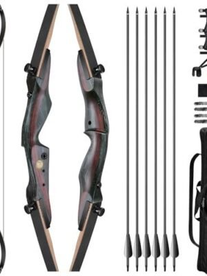 CVLIFE 62" Recurve Bow and Arrow Set for Adults 30lb-40lb Right Hand - $94.99 w/code "3TI33PWY" + FREE Shipping