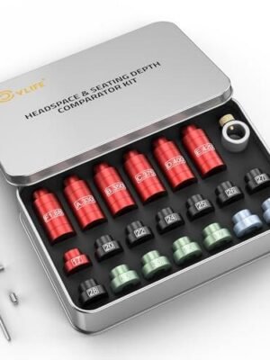 CVLIFE Headspace and Seating Depth Comparator Kit with 14 Inserts and 6 Bushings with Tin Box, Aluminum - $31.49 w/code "PULYSO66" + FREE Shipping
