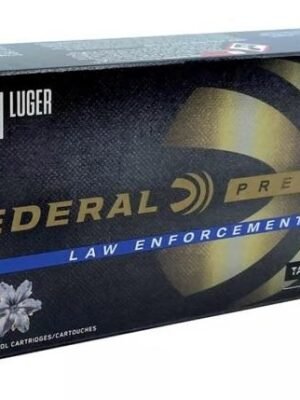 FEDERAL AMMO Law Enforcement HST 9mm Luger 124 Grain 50rd - $27.99 (FREE Shipping on Firearms)