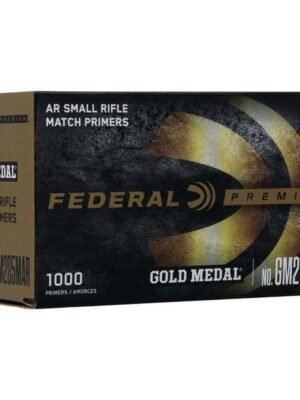 Federal Premium Gold Medal Centerfire Primers AR Small Rifle Match 1000/ct - $64.99