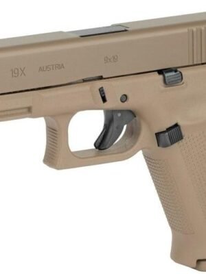 Glock 19X Coyote Tan 9mm 4.02" Barrel 19-Rounds Night Sights 3 Mags - $499.99 (Add To Cart)
