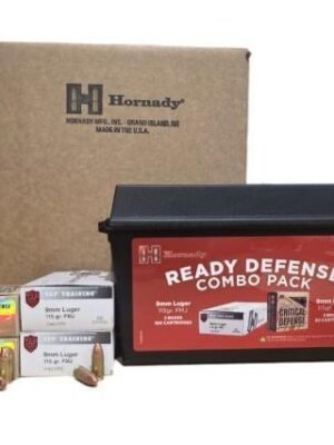 Hornady Ready Defense Combo Pack 9mm, 115gr FMJ & FTX, 600rd Case - $299.99 + Free Shipping