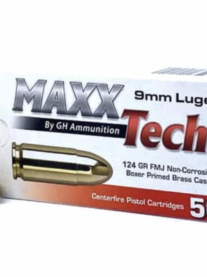 Maxxtech 9mm 124 Grain FMJ 1000rd - $231 w/ Code: "GUNDEALS10" + Free Shipping