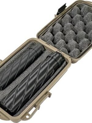 MTM SC2 Suppressor Protector 2, Compact and Durable Suppressor Storage, Secure Transport and Closure, Lockable, Made in USA, Dark Earth - $19.99 +...