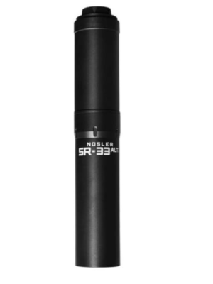 Nosler SR-33 ALTi Direct Thread Suppressor .338 Magnum – Black w/HUB Adapter - $887.03