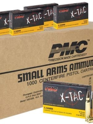 PMC X-TAC 5.56x45mm 55gr FMJBT - 1000 Rd - $439 w/ Code: GUNDEALS10 + Free Shipping