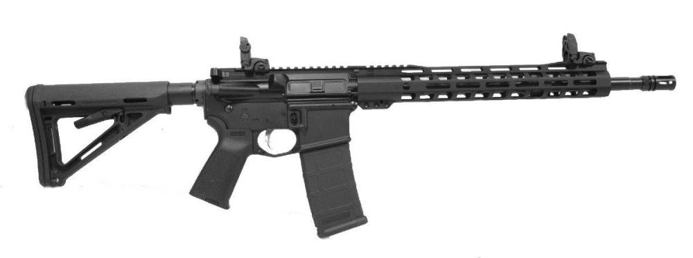 PSA AR-15 16" Mid-Length 5.56 NATO 1/7 Nitride 13.5" Lightweight M-Lok MOE EPT Rifle w/MBUS Sight Set - $499.99 + Free Shipping