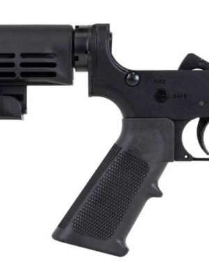 PSA Classic AR-15 Complete Stealth Lower, Multi-Caliber, M4 Stock, Aluminum, Hardcoat Anodized - $119.99
