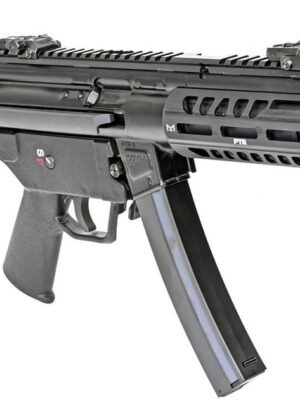 PTR 9SDM Roller-Delayed Blowback, 9mm SBR with 6" SD (Ported) Barrel, Magpul MBUS PRO Sights HK Style Front, 2 Magazines & Deluxe Hard Case -...