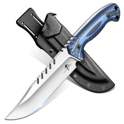 Purple Dragon Fixed Blade Knife -Full Tang Outdoor Knife Blue - $29.98 + FREE Shipping