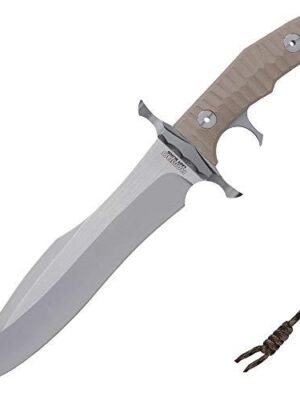 Rambo Last Blood Heartstopper Knife And Sheath - Authorized By Stallone, 7cr17 Stainless Steel Blade, Micarta Handle - $179.99 + FREE Shipping