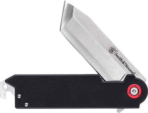 S&W Big Benji Featuring 8Cr13MoV Stainless Steel Tanto Blade, G-10 Handles, Bottle Opener, and Money Clip - $17.84 + FREE Shipping