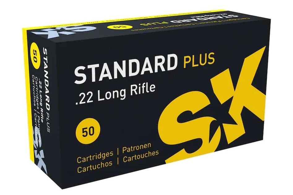 SK Standard Plus Ammunition 22 Long Rifle 40 Grain Lead Round Nose 50 Rounds - $8.89