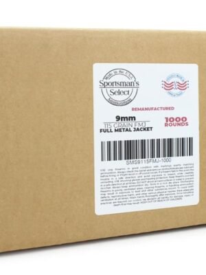 Sportsman's Select Remanufactured 9mm 115 Gr FMJ (1000 Rounds) - $194.27 after code: 5PTODAY