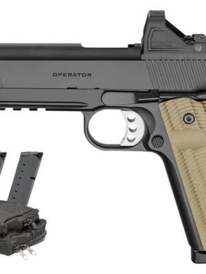 Springfield 1911 Operator AOS 45 ACP 5" 8-rd Gear Pac with Viridian RFX-11 Green Dot, Four Mags - $899.99 (Free S/H on Firearms)