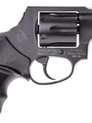 Taurus 856 38 Spl + P 6 Round 2" Matte Black Aluminum, Black Rubber Grip - $277.07