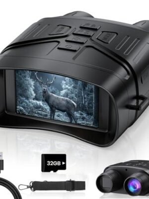 TELUHA Night Vision Goggles 4K Binoculars 5000mAh 32GB TF Card - $69.99 + FREE Shipping