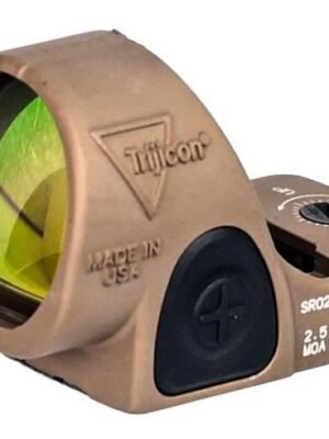 Trijicon SRO Red Dot Sight 2.5 MOA, Adjustable LED, Anodized Finish, Coyote Brown / FDE - $484.95