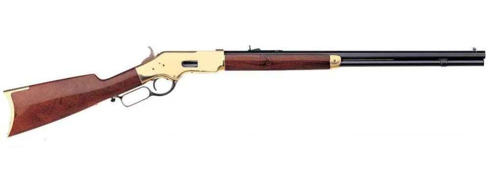 Uberti 1866 Yellowboy Sporting Brass 45 Long Colt 24.25" 13-rd Lever Rifle w/ Octagon Barrel -Blued Walnut - $1162.99 (FREE Shipping on Firearms)