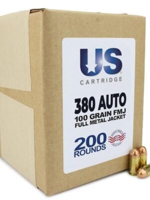 US Cartridge 380 ACP 100 Gr FMJ 200 Rounds - $46.54 w/ code: 5PTODAY