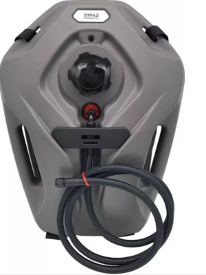 XM42 Polymer 2.5 Gallon Backpack Flamethrower Tank, Gray - $89.99 (S/H $19.99 Firearms, $9.99 Accessories)